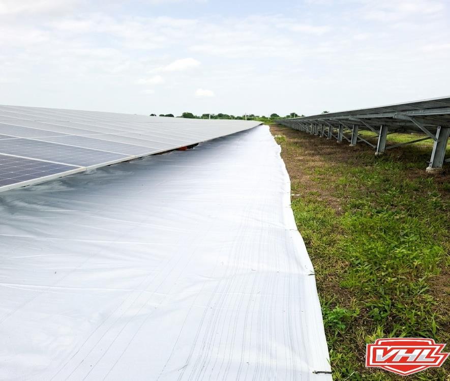 Weed Control Under Panels
